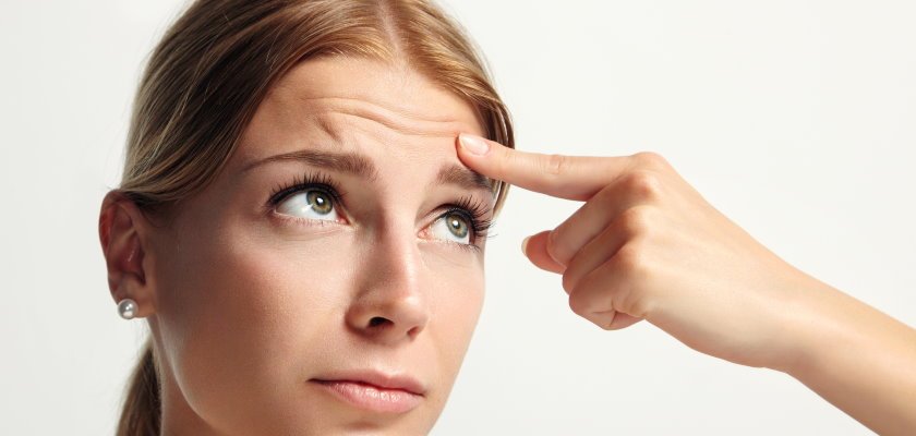 как убрать морщины на лбу в домашних условиях быстро