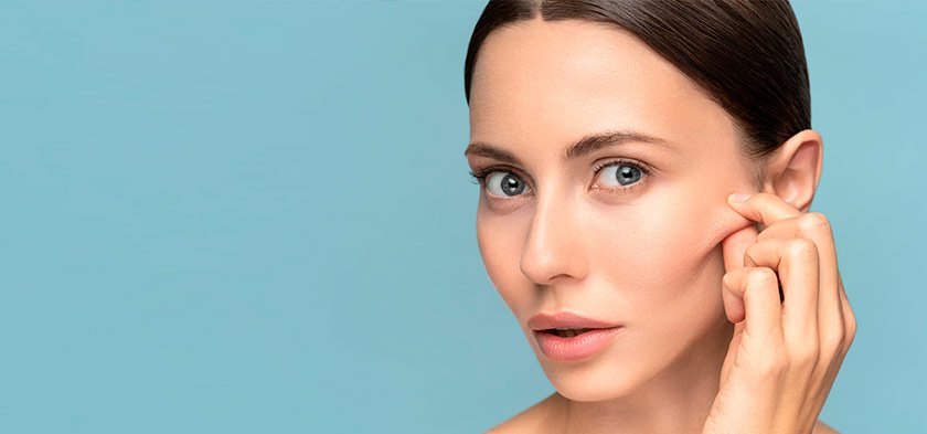 массаж лица пальцами