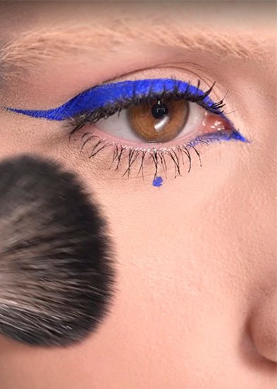 нанесение румян фото