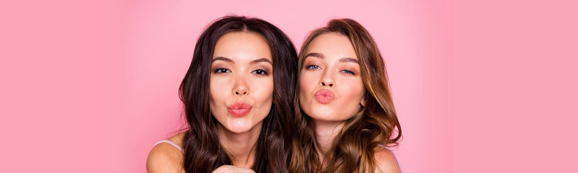 Макияж для пухлых губ