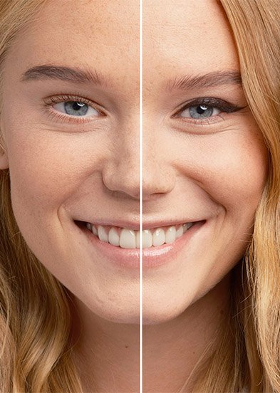 макияж до и после