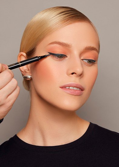 макияж лайнером лореаль