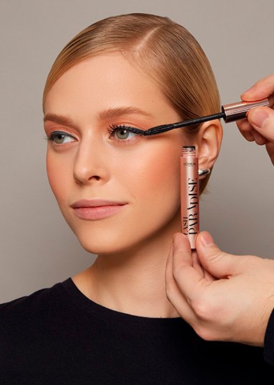 мейк глаз тушью лореаль