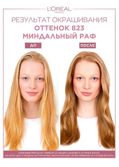 результат окрашивания краской лореаль