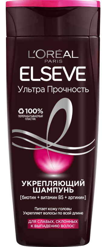 Укрепляющий шампунь Эльсев Ультра Прочность L'Oreal Paris, 400 мл