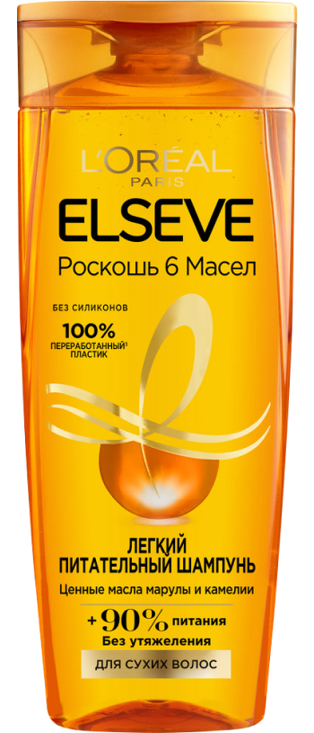 Питательный шампунь Лореаль Elseve Роскошь 6 масел, 250 мл: купить