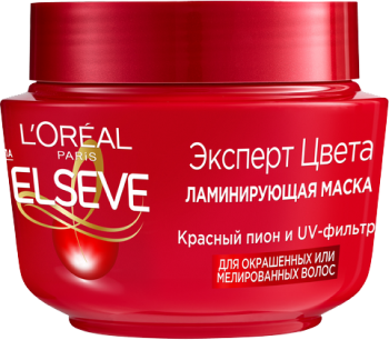 Маска Elseve Эксперт Цвета для окрашенных волос, 300 мл: купить
