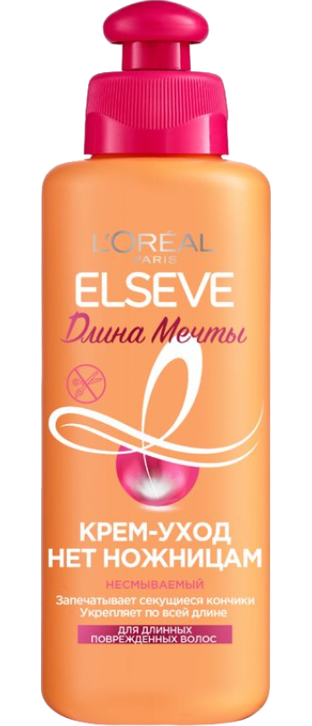 Крем-уход L'Oreal Elseve Длина Мечты Нет Ножницам, 200 мл: купить