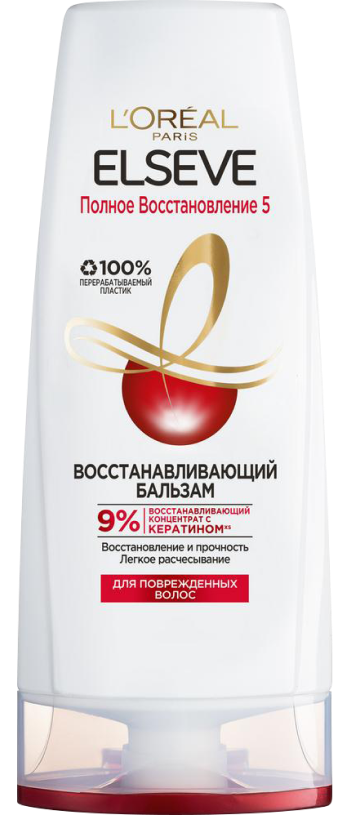 Бальзам для волос Elseve Полное восстановление 5, 400 мл: купить