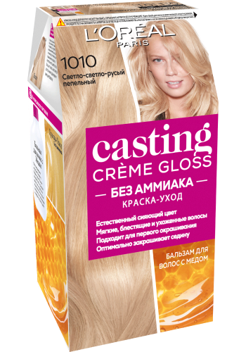 L'Oreal Paris Краска Casting Créme Gloss 1010 Светло-Русый Пепельный