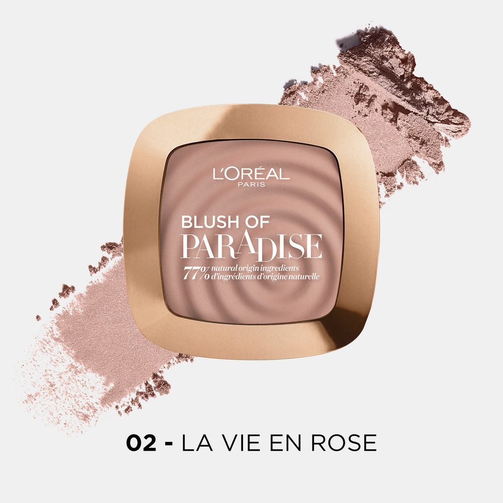Румяна Лореаль Париж Paradise, оттенок 02 la vie en rose: купить