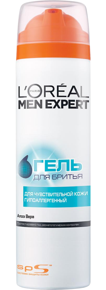 Гель для бритья L’Oreal Men Expert для чувствительной кожи: купить