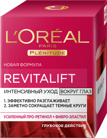 Антивозрастной крем Лореаль Revitalift вокруг глаз: купить