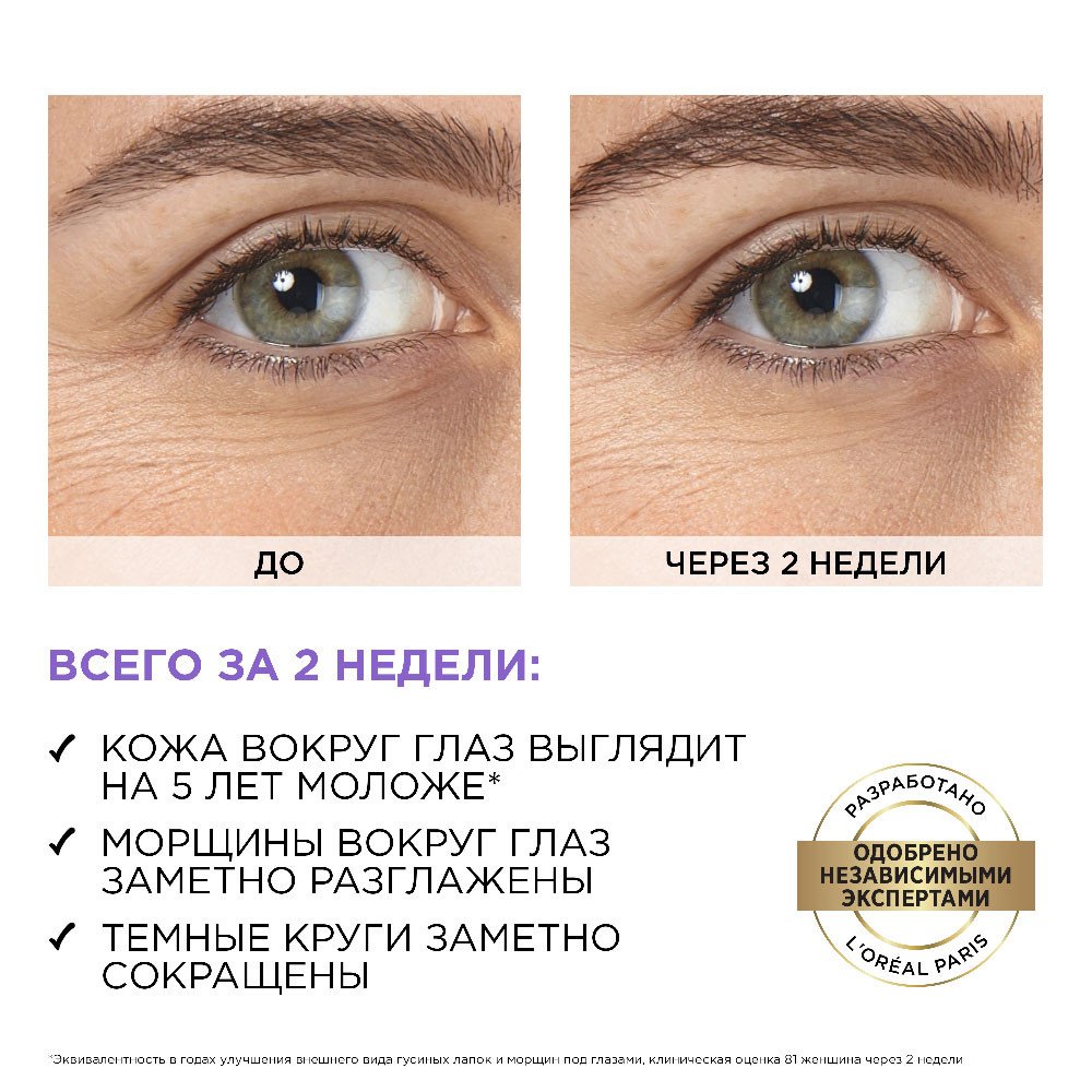 Сыворотка для кожи вокруг глаз Revitalift Филлер, 20 мл: купить